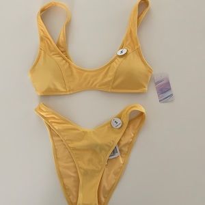 Forever 21 Bikini Top & High Leg Bikini Bottom